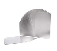 CONTITAL Couvercles Carton/Aluminium CR2L CA pour conteneurs en aluminium 6 portions - 50 pièces