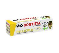 CONTITAL Film Alimentaire Professionnel en rouleau avec étui, PVC, 30 cm de largeur et 300 m de longueur