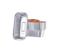 Contital R16L | Bols en aluminium 3 portions avec couvercle couplé | Contenants alimentaires jetables - Ligne professionnelle 100 pièces