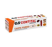 CONTITAL Rouleau Professionnel de Papier Cuisson pour contact alimentaire avec étui, 40 cm de largeur et 50 m de longueur