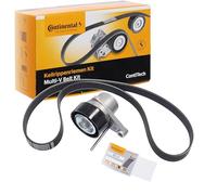 ContiTech Kit courroies Multi V 6PK1050K3 trapézoïdales à nervures