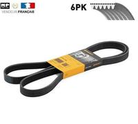 Continental Contitech 6PK1740 Courroie trapézoïdale à nervures
