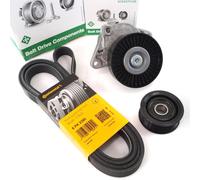 CONTITECH Courroie Poly-V Crantée + INA Galet Tendeur Pour MERCEDES CLK E S