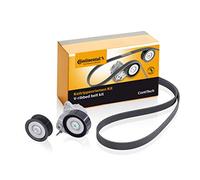 CONTITECH Jeu de courroies trapézoïdales à nervures 6PK1038K1 Compatible avec ALFA ROMEO MITO 955, FIAT Bravo II 5 portes 198 500L 351, 352 Idea 350