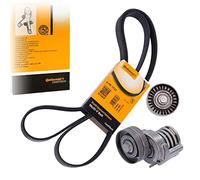 CONTITECH Jeu de courroies trapézoïdales à nervures 6PK1733K3 Poulie de tension compris Poulie de renvoie incl.