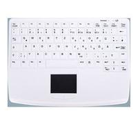 Contour Active Key AK-4450-GFUVS - Clavier - entièrement étanche, IP68 avec compartiment à batteries fermé - avec pavé tactile - sans fil - 2.4 GHz -