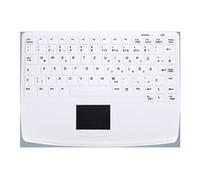 Contour Active Key AK-4450-GFUVS - Clavier - entièrement étanche, IP68 avec compartiment à batteries fermé - avec pavé tactile - sans fil - 2.4 GHz -