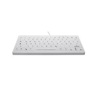 Contour Active Key AK-C4412F - Clavier - medical, hygienic design - mini - USB - QWERTZ - Allemand - blanc