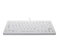 CHERRY AK-C4112 - Clavier - médical - compact - rétroéclairé - USB - QWERTZ - Allemand - blanc