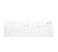 Contour Active Key AK-C8112 - Clavier - médical - 100% - full size - lavable - USB - AZERTY - Français - commutateur : CHERRY SX - blanc
