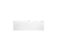 Contour Active Key AK-C8112 - Clavier - medical, hygienic design - full size - lavable - sans fil - 2.4 GHz - QWERTZ - Allemand - blanc