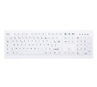 Clavier sans fil - CHERRY - AK-C8100F-FUS-W/FR - IP68 - AZERTY - Membrane
