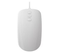 Contour Active Key Medical QuickClean AK-PMH3 - Standard Sized - souris - ergonomique - médical, conception hygiénique - droitiers et gauchers - optique - 5 boutons - filaire - USB - blanc