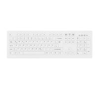 Contour Active Key MedicalKey AK-C8100 - Clavier - medical, hygienic design - full size - sans fil - 2.4 GHz - Allemand - blanc