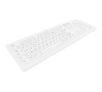 Contour Active Key MedicalKey ClassicClean AK-C8100 - clavier - design médical et hygiénique full size - AZERTY - Français - blanc Périphérique d'entrée