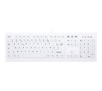Contour Active Key MedicalKey ClassicClean AK-C8100 - Clavier - design médical et hygiénique - full size - USB - AZERTY - Français - blanc Blanc G