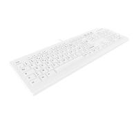 Contour Active Key MedicalKey ClassicClean AK-C8100 - Clavier - design médical et hygiénique - full size - USB - AZERTY - Français - blanc