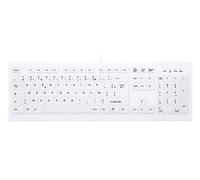 Contour Active Key MedicalKey ClassicClean AK-C8100 - Clavier - design médical et hygiénique - full size - USB - AZERTY - Français - blanc