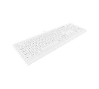Contour Active Key MedicalKey ClassicClean AK-C8100 Sanitizable - Clavier - design médical et hygiénique - full size - USB - Allemand - blanc
