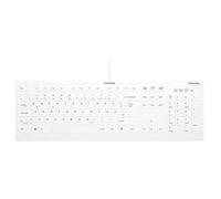 Contour Active Key QuickClean AK-C8112 - Clavier - design médical et hygiénique - 100% - full size - USB - QWERTZ - Allemand - blanc