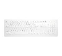 Contour Active Key QuickClean AK-C8112 - Clavier - design médical et hygiénique - full size - lavable - sans fil - 2.4 GHz - AZERTY - Français - blanc
