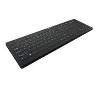 Contour Active Key QuickClean AK-C8112 - Clavier - design médical et hygiénique - full size - lavable - sans fil - 2.4 GHz - QWERTZ - Allemand - noir Noir G