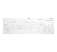 Contour Active Key AK-C8112 - Clavier - medical, hygienic design - full size - lavable - sans fil - 2.4 GHz - QWERTZ - Allemand - blanc
