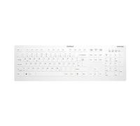 Contour Active Key QuickClean AK-C8112 - Clavier - design médical et hygiénique - full size - lavable - sans fil - 2.4 GHz - QWERTZ - Allemand - blanc
