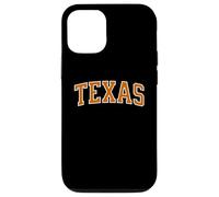 Contour Blanc Orange Texan Coque pour iPhone 12/12 Pro