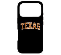 Contour Blanc Orange Texan Coque pour iPhone 17 Pro