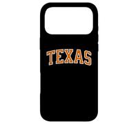 Contour Blanc Orange Texan Coque pour iPhone 17 Pro Max