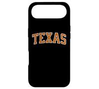 Contour Blanc Orange Texan Coque pour iPhone Air