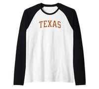 Contour Blanc Orange Texan Manche Raglan