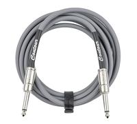 Fender Contour Instrument Cable, Guitar Cable, Guitar Accessories, Straight/Straight, Inca Silver, 10 ft