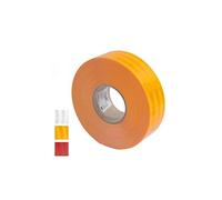 Contour de marquage en bande réfléchissante 3M DR-1230-4070-8 pour les surfaces rigides, microprismatique, flexible rouge (réfléchissant) 50 m