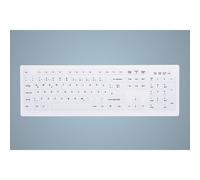 Contour Design Active Key AK-C8100FA-UVS-W/GE clavier Médical USB QWERTY Anglais britannique Blanc