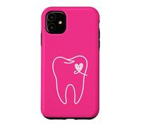 Contour esthétique de l'assistant Dentaire en Forme de cœur Coque pour iPhone 11