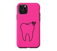 Contour esthétique de l'assistant Dentaire en Forme de cœur Coque pour iPhone 11 Pro