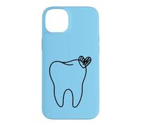 Contour esthétique de l'assistant Dentaire en Forme de cœur Coque pour iPhone 14 Plus