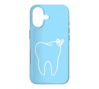 Contour esthétique de l'assistant Dentaire en Forme de cœur Coque pour iPhone 17