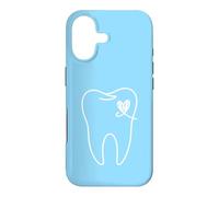Contour esthétique de l'assistant Dentaire en Forme de cœur Coque pour iPhone 17