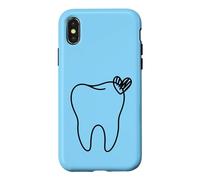 Contour esthétique de l'assistant Dentaire en Forme de cœur Coque pour iPhone X/XS