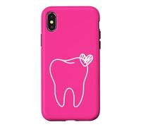 Contour esthétique de l'assistant Dentaire en Forme de cœur Coque pour iPhone X/XS