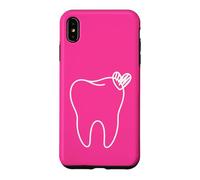 Contour esthétique de l'assistant Dentaire en Forme de cœur Coque pour iPhone XS Max