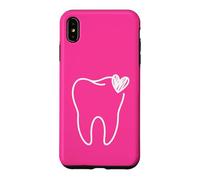 Contour esthétique de l'assistant Dentaire en Forme de cœur Coque pour iPhone XS Max