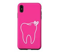 Contour esthétique de l'assistant Dentaire en Forme de cœur Coque pour iPhone XS Max