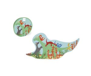Contour Puzzle - Dinosaure 30 Pièces Multicolor TU
