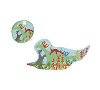 SCRATCH 276181195 Puzzle Contour pour Enfant Mini Shape Puzzle Dinosaure 30 Pièces