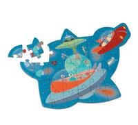 Contour Puzzle - Espace 31 Pièces Multicolor TU