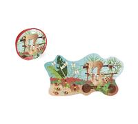 Contour puzzle - paresseux multicolor TU